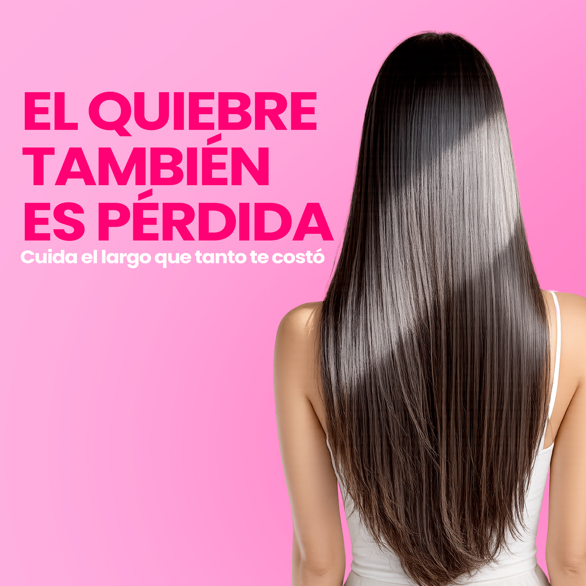 Gráfico: 'El quiebre también es pérdida, cuida el largo que te ha costado tanto' – By Mariana Zapata