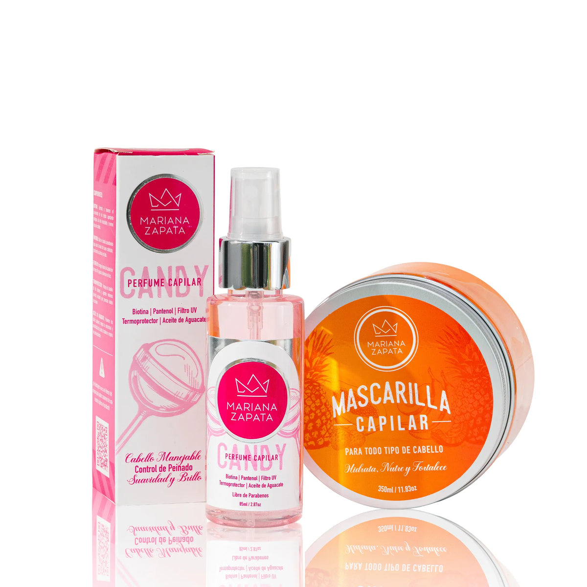 Kit Style aroma Candy, perfume y mascarilla capilar – By Mariana Zapata
