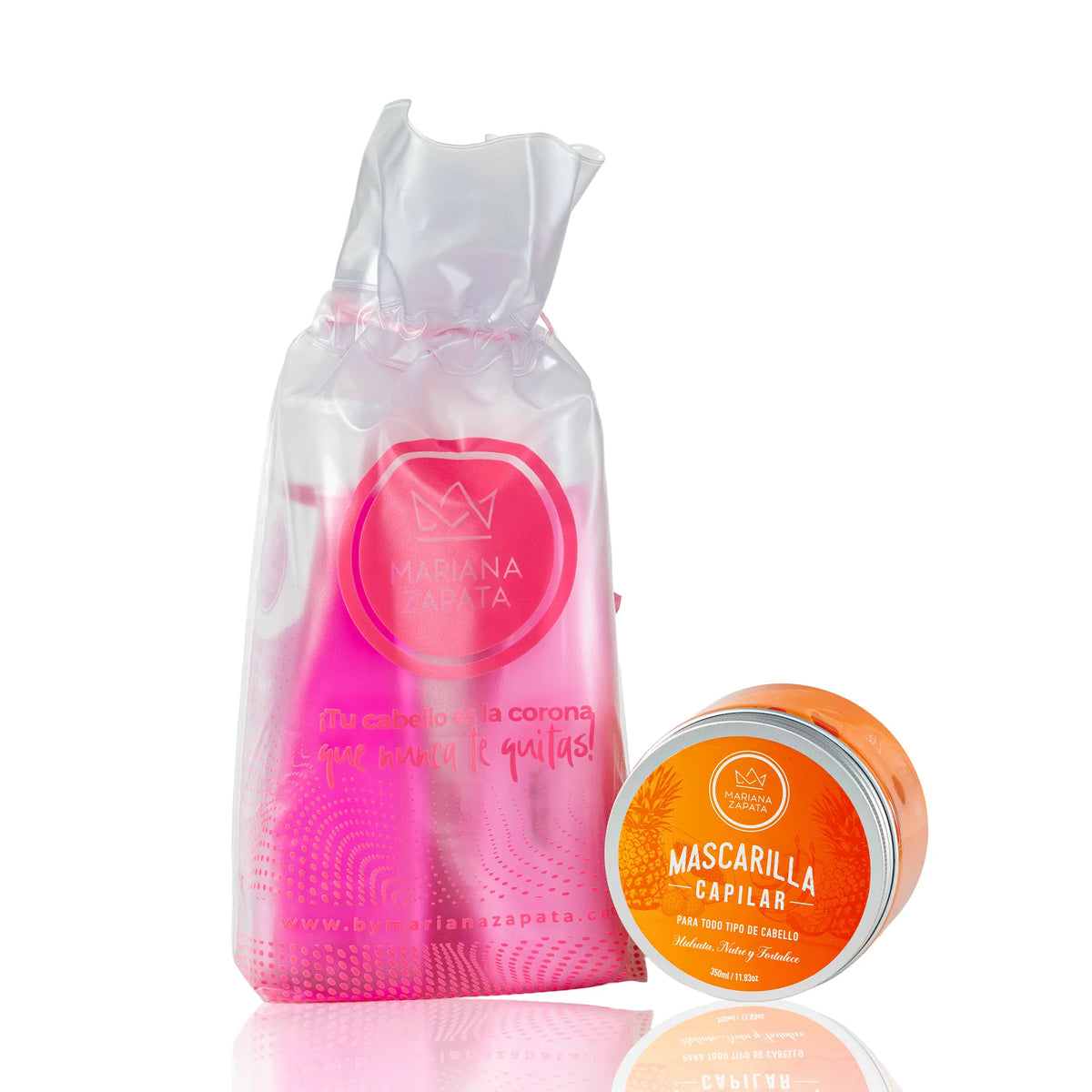 Kit Hidratación, perfume y mascarilla capilar juntos – By Mariana Zapata