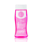 Shampoo Extra Crecimiento, botella sobre fondo rosa – By Mariana Zapata